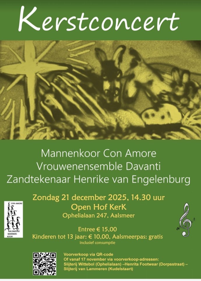 KERSTCONCERT 21 december